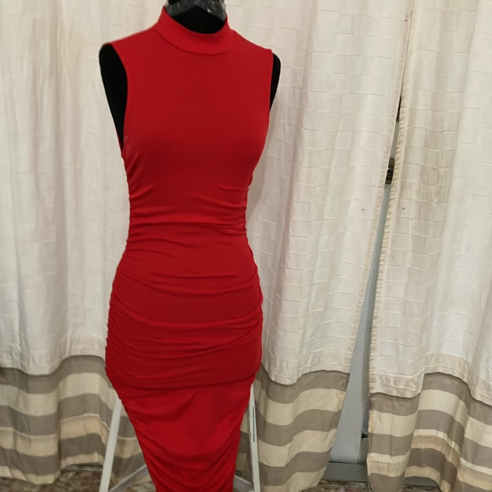 Red dress